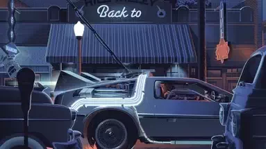 Back to the Future par Laurent Durieux