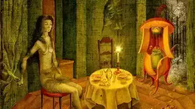 Visita Inesperada par Remedios Varo