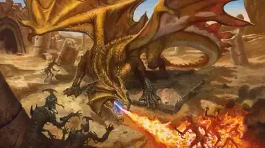 Adult Brass-dragon par Caio Monteiro