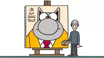 Geluck expose Le Chat