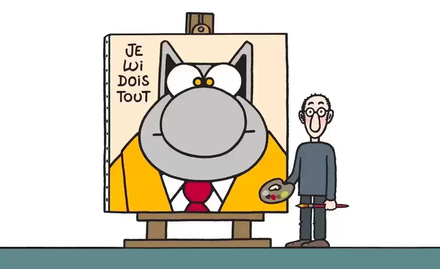 Geluck expose Le Chat