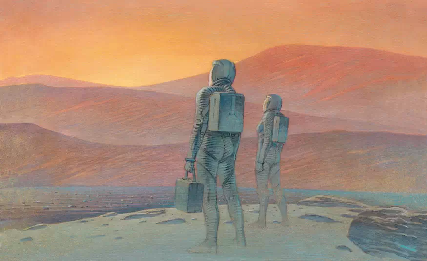 Travel book Mars