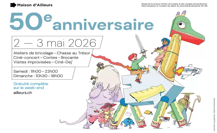 La Maison d’Ailleurs célèbre son 50ème anniversaire