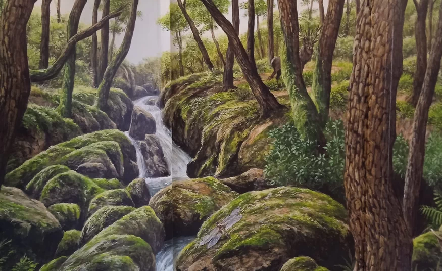 Une nouvelle fresque au Brocéliande Café